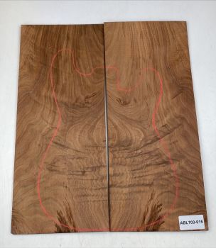 Top Australian Blackwood Prime, 2-tlg. 533x228x5mm Einzelstück #015